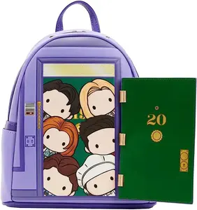 Loungefly Friends Front Door Collectible Mini Backpack for Adults, Cute Fashion Functional Luggage Backpack, Cute Backpacks, Fashion Backpack