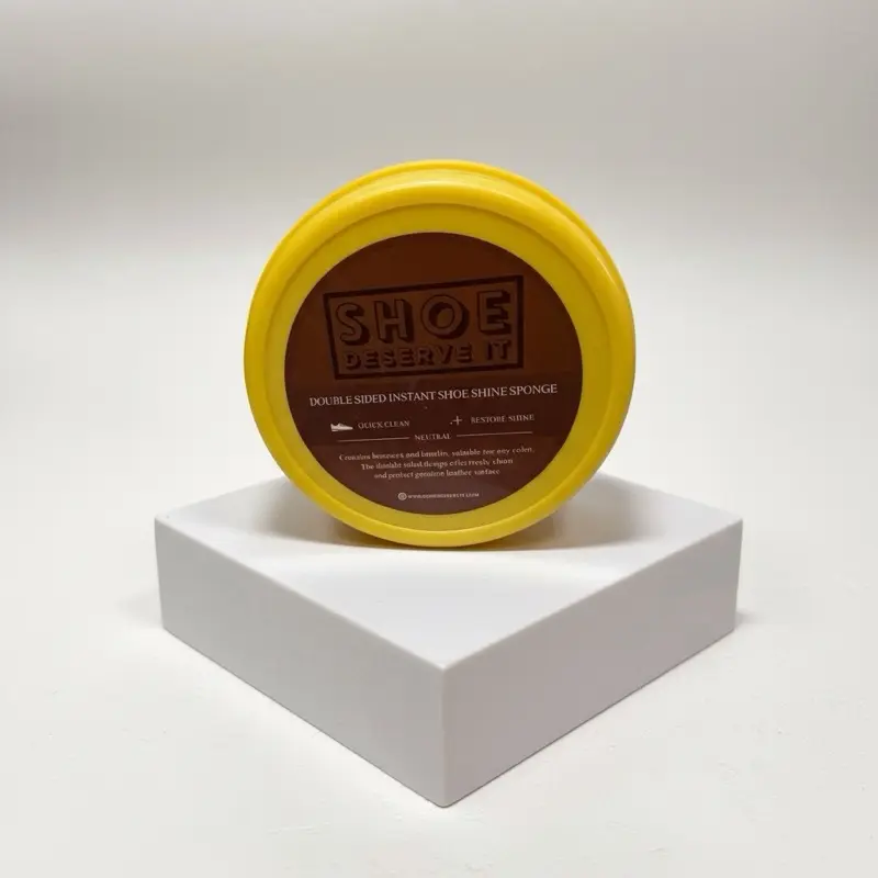 Shoe Shine Wax (with Sponge) Neutral