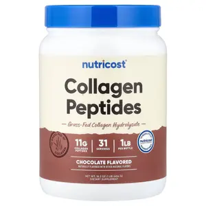 Nutricost Collagen Peptides, Chocolate, 1 lb (454 g)