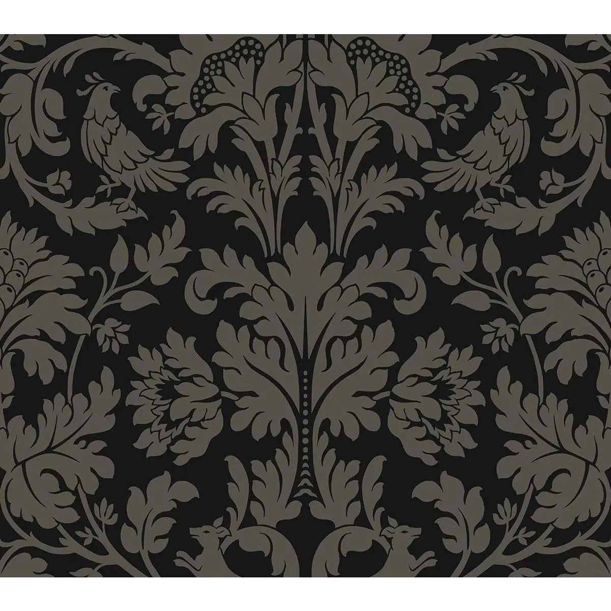 NextWall Ansel Damask Peel and Stick Wallpaper