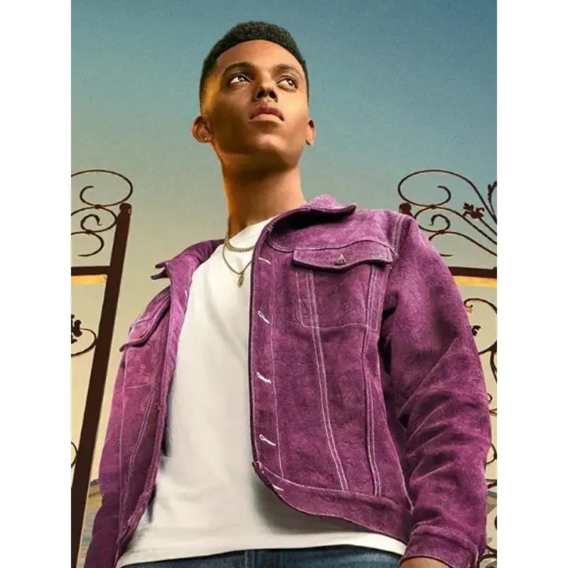 Bel-Air Season 2 - Purple Denim Trucker Jacket