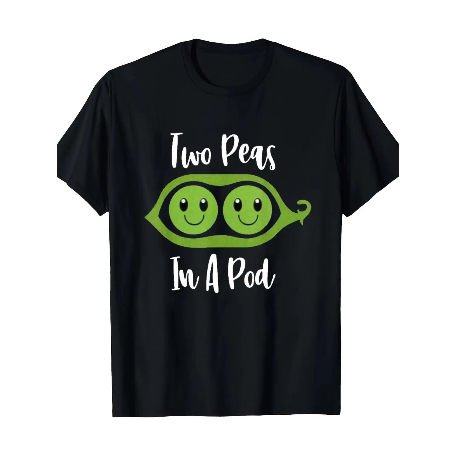Two Peas in a Pod Cute Sibling Twin Matching T-Shirts