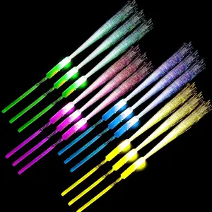 12 Pcs Fiber Optic Wand,Glow Wands,Fiber Optic Light Wand,Light up Wands Bulk,LED Fiber Optic Wands,Glow Party Supplies for Wedding,neon Party,New Year Party Favors,Bar DJ,Halloween,Christmas
