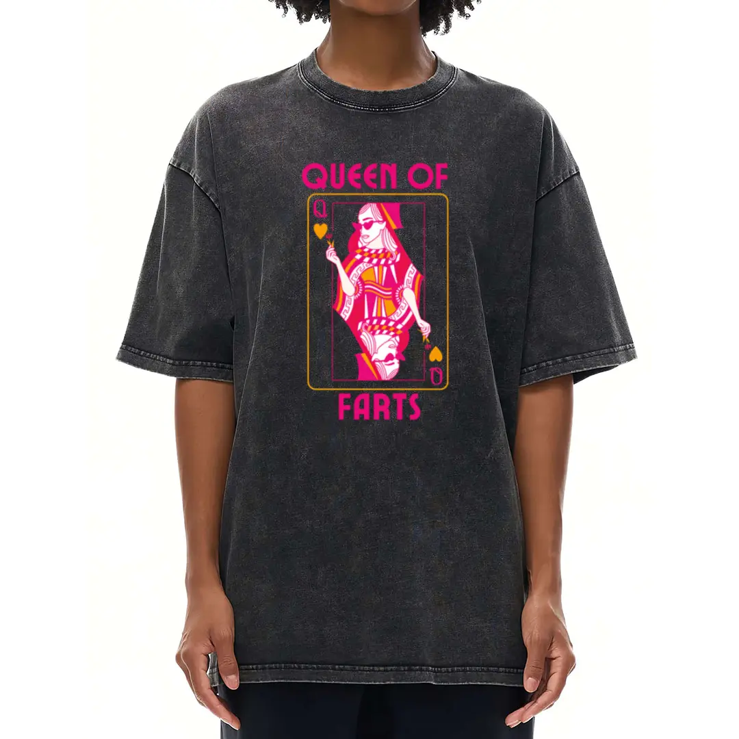 Queen Of Farts Funny Tee – Hilarious Prank Shirt, Perfect Gift For Her, Unisex Short Sleeve