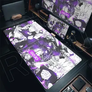 Jujutsu Kaisen Gojo Satoru Anime Gaming Mouse Pad, 80×30CM Large Non-Slip Desk Mat, Cool E-Sports Keyboard Mat for PC Laptop Gaming & Office