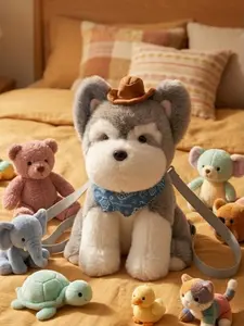Cute Cowboy Schnauzer Toy & Backpack