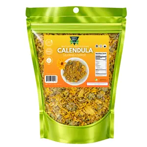 Green Royalty- Calendula flowers(4oz) Herbal Loose leaf tea - Dietary Supplement