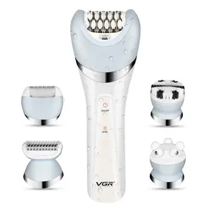 Epilator for Women, 5 in 1 Epilator Hair Removal for Women, Epilators Hair Remover for Leg Arm with 30 Tweezers, Rechargeable & Cordless Electric Lady Shaver & Trimmer