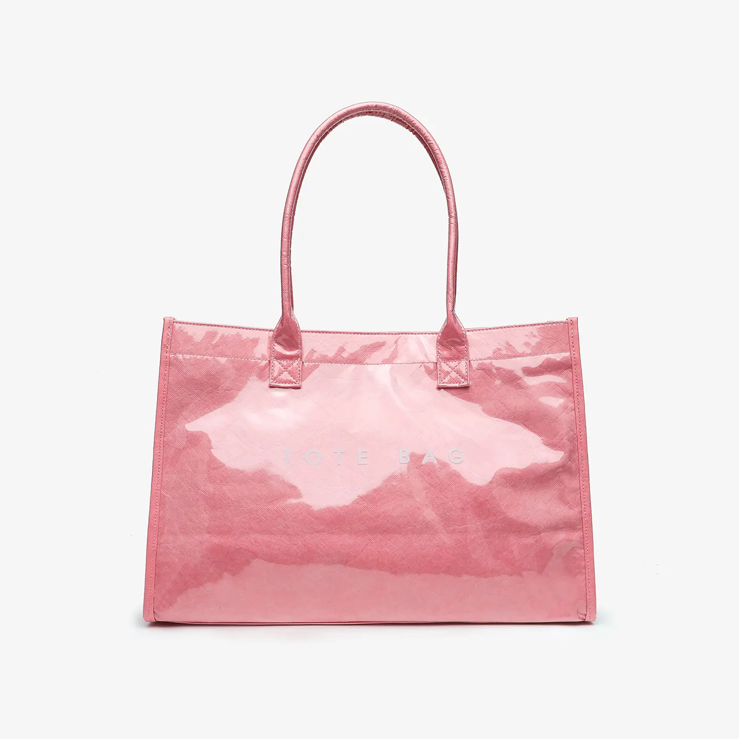 Leopard Print Jelly Tote Bag, Large Capacity Waterproof PVC Handbag – Solid Color Casual Shopping Bag for Everyday Use summerwins,summerwins Carryall Tote Bag