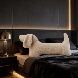 Adorable plush puppy, a soft and cuddly made of high-quality materials, perfect for home decoration and holiday celebrations, Soft Stuffed Animals