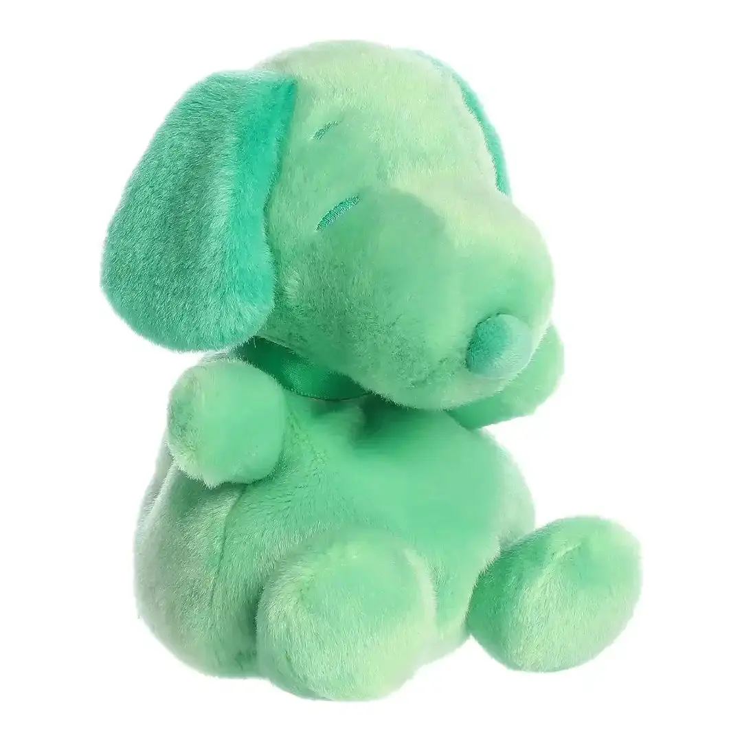 5" Green Aurora Snoopy Stuffed Toy - Peanuts Color Collection Palm Pals, Durable Soft Fluffy Cuddly Stuffed Animal Gift, Huggable Character Collectible Toy, Soft Cuddly Gift