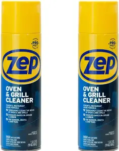 Zep DX08 ZEP 19 oz (2-Pack) - Stove Oven Zep Heavy-Duty Oven & Grill Cleaner Powerful Foaming Spray for Grease Grime Removal Household Cleaning Stain Remover