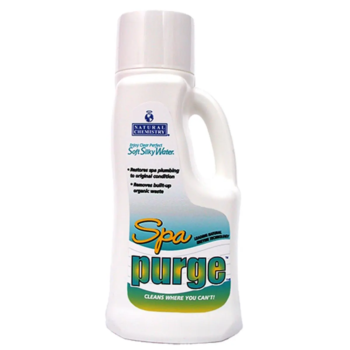 Natural Chemistry Spa Purge Hot Tub & Spa Plumbing Maintenance Cleaner - Removes Organic Waste Buildup, Eliminates Stains, Targets Filter Clogs, Hair Products, Cosmetics, and Lotions Residue, Liquid