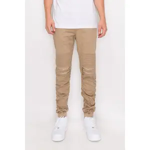 Twill Stacked Jogger Pants
