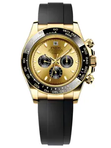 Men's Multifunctional Business Watch, Three-Eye Six-Needle Rotating Bezel Timer, Fashion Sport Watch, Dial, Alloy Case, Quartz Movement, Round Dial Watch