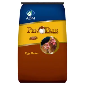 212 MAIN Non-Medicated Chicken Egg Maker Feed Pellets, 50 lbs Bulk Bag, Large Size Pellet Form, Supports Laying (ADM Alliance Nutrition 70010AAA24)