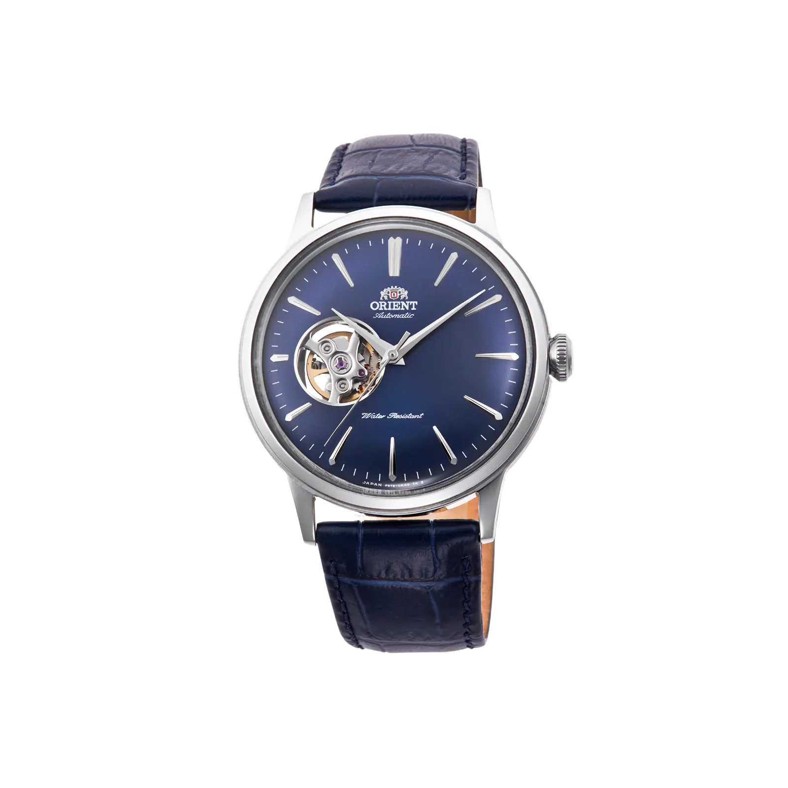 Orient Bambino Open Heart | 40.5mm Automatic/Hand-Winding Dress Watch | Domed Mineral Crystal | Blue Dial, RA-AG0005L30B