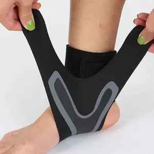 High Performance Ankle Brace Compression Sleeve Anti Sprain Support for Basketball Football Volleyball Soccer and High Impact Sports Activities