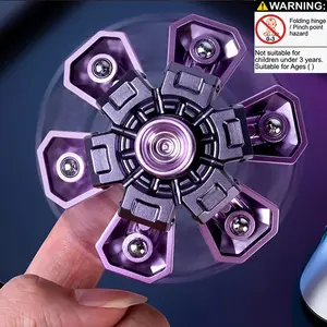 Explosive Spinning Mechanical Deformation Gyroscope Fidget Spinner Smooth Rotation Fingertop Toy Party Favors Gifts