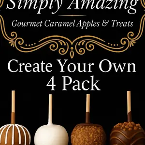 Create your perfect combo with our Mix & Match choose your own caramel apple flavors collection -4 pack. Beverage