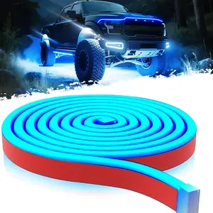 71” High Brightness Automotive Hood Gap LED Strip - Ambient Lighting Package with Unique Daytime Running Light Design, Easy Installation, 12V-Ice Blue eclipse led lights