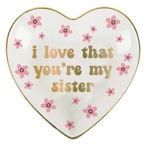 Ceramic Sister Trinket Tray