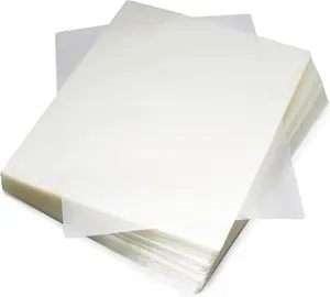 Clear Thermal Laminating Plastic Paper Laminator Sheets - 9 x 11.5-Inch, 50-Pack, 3mil
