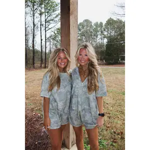 Reversible Camo Tee Romper