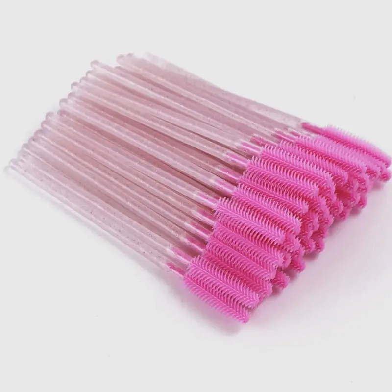 Pink Disposable Mascara Brushes