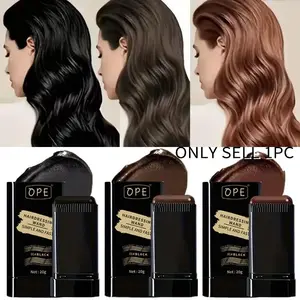 Three-Color Hair Dye Stick Cream, Hair Coloring, Professional Quick Color Correction, Long-Lasting No Fade, Root Touch-Up, One-Time Use, Hair Dye Pen
