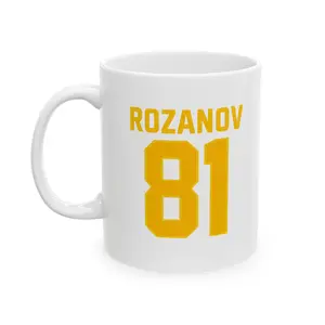 Rozanov Boston Riders jersey mug, Cottage, heated rivally mug