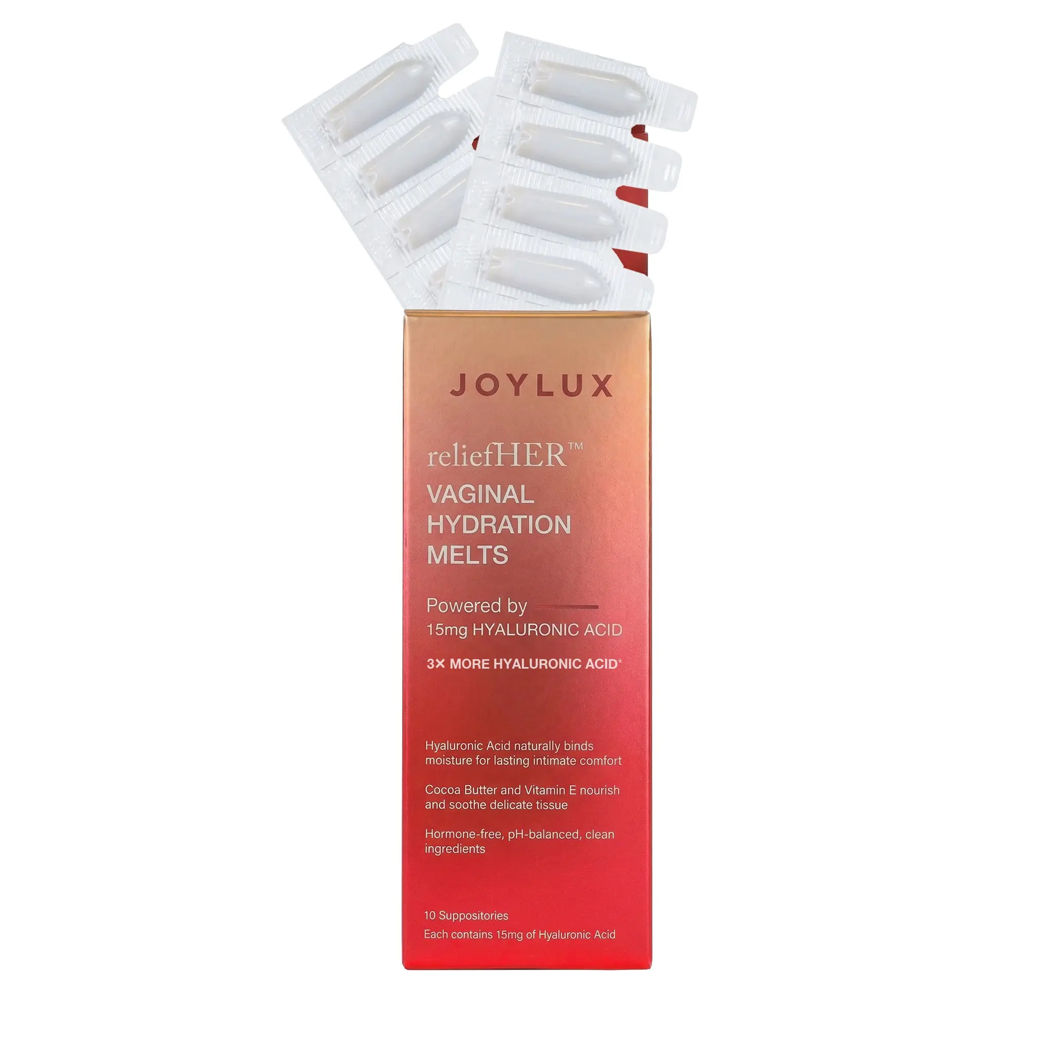 reliefHER Intimate Hydration Melts with 15mg Hyaluronic Acid