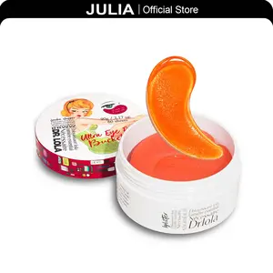 【JU】Dr.LoLa 24K Pure Gold Red Ginseng Iron Patch | Hydrogel Type | Hydrate Under Eye Skin | Reduce Fines Lines | 60 Sheets|  Korean Eye Care