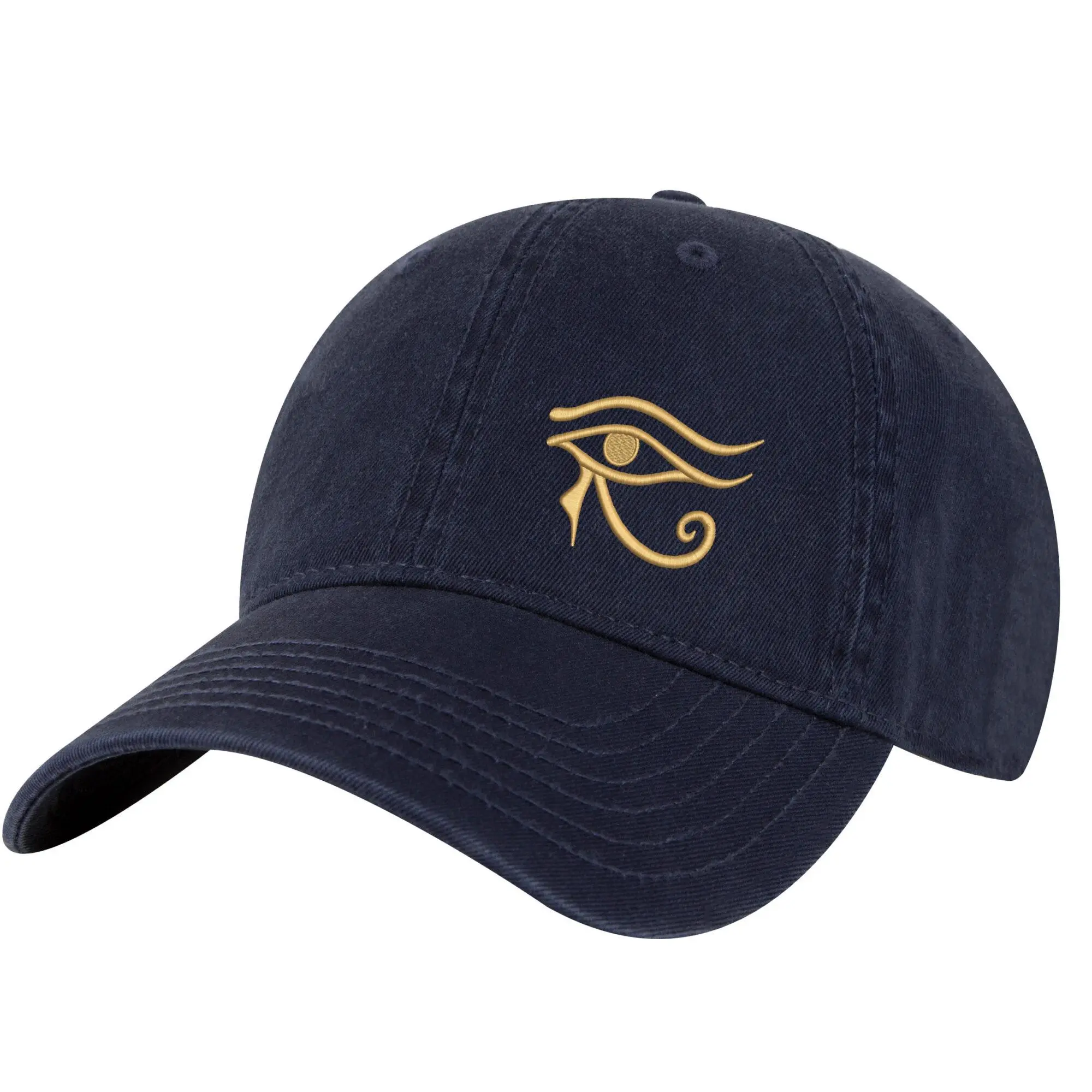 Eye of Horus Embroidered Dad Hat – Egyptian Symbol Adjustable Baseball Cap