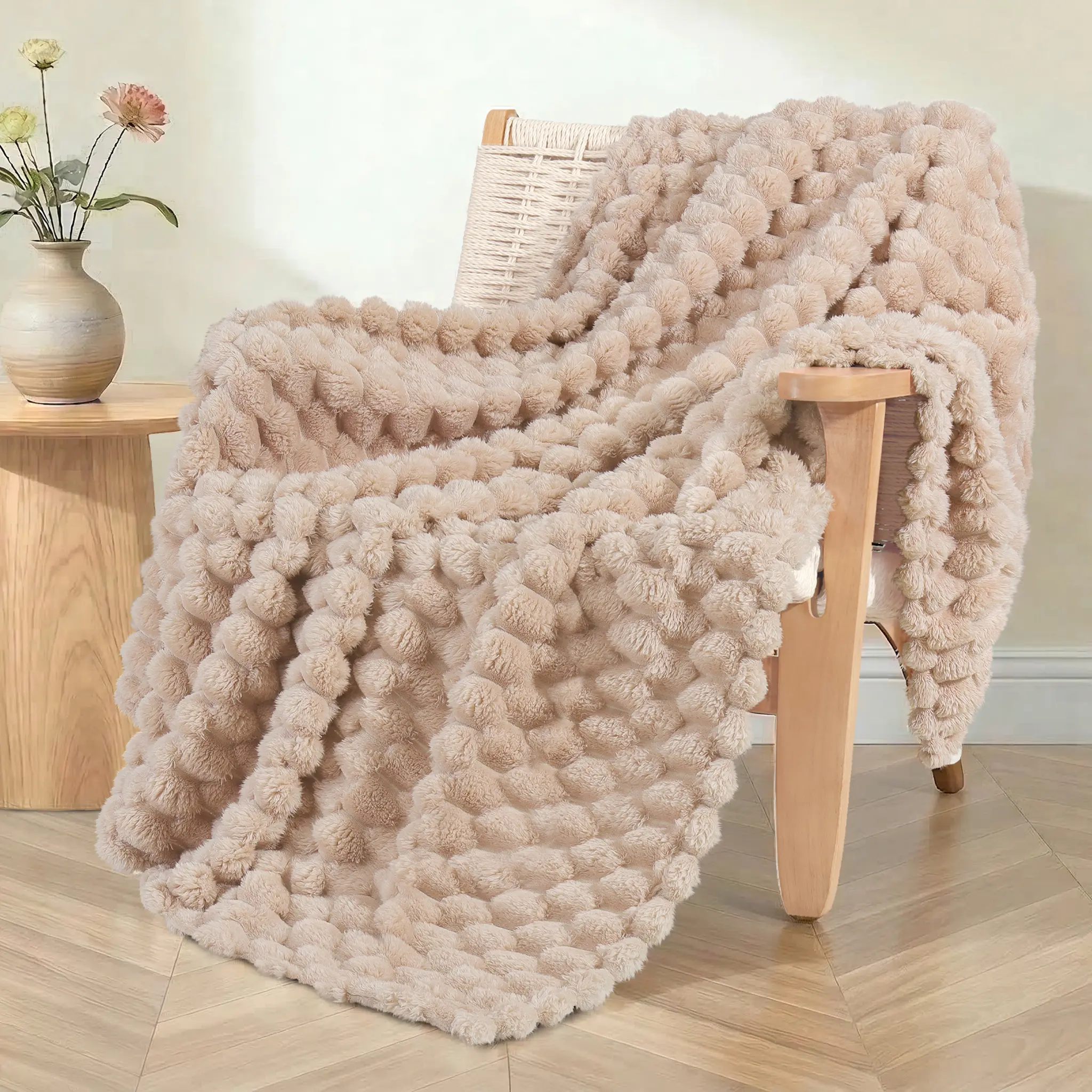 【backtoschoolday】Whale Flotilla Throw Blanket for Couch with Jacquard Pattern, Fuzzy Soft Cozy Exquisite Blankets for All Season, Warm and Fluffy,available in 4 sizes