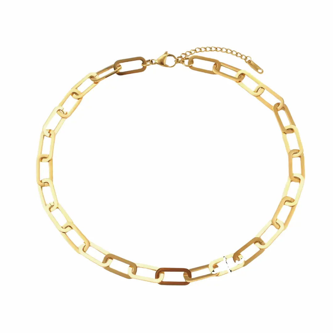 Chunky PaperClip Necklace