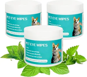 Pet Eye Wipes 200/300pcs for Cats & Dogs Gentle Tear Stain Remover Wipes Effective Cleaning for Eyes Dog Eye Wipes