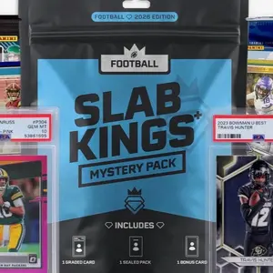 Slab Kings graded card pack & 1 bonus cards!