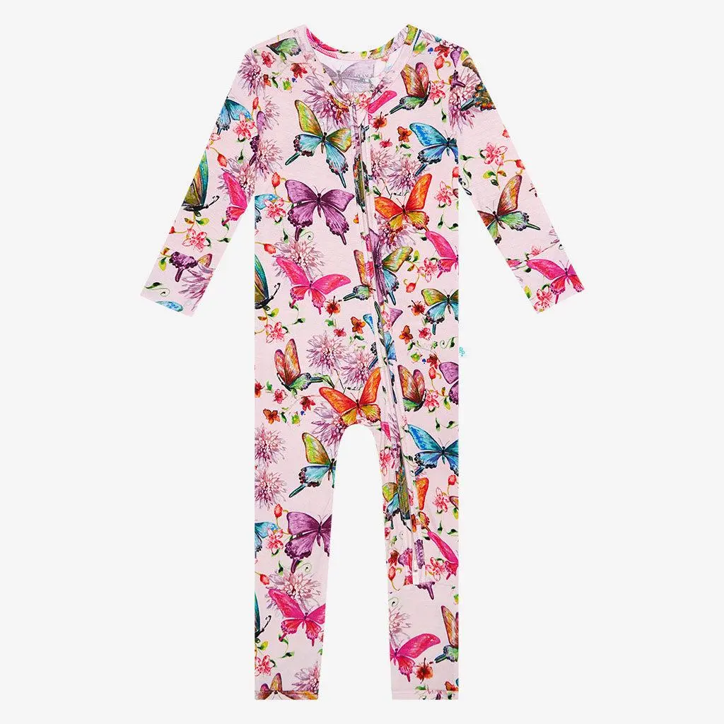 Watercolor Butterfly Convertible One Piece