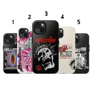 Retro Hellstar Phone Case Alternative Art Protective Cover Gift For iPhone 11-17 Pro Max/Plus & Samsung Galaxy S23-S25
