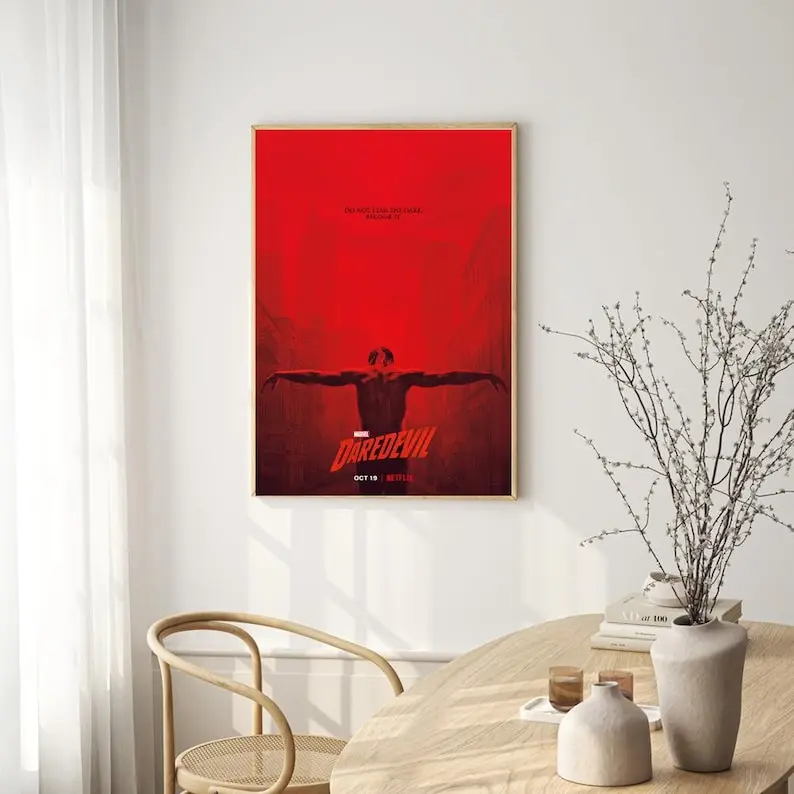 Daredevil Movie Poster For Living Room Bedroom Décor