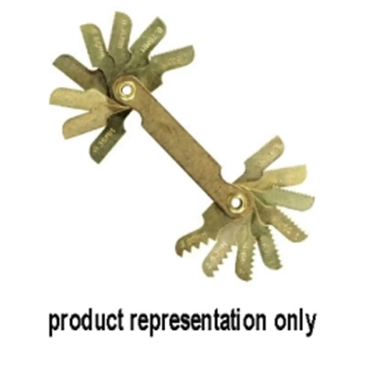 212 MAIN Industrial Heavy Duty Metal Thread Pitch Test Gauge Set, 18-Leaf Physical Measuring Tool, Card Storage Included for Tools & Hardware Applications