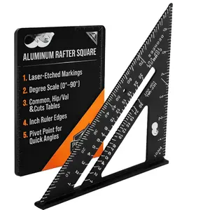 - Metal Square Ruler, 7 Inch,  Rafter Square, Carters Square Tool, Cartry Squares,