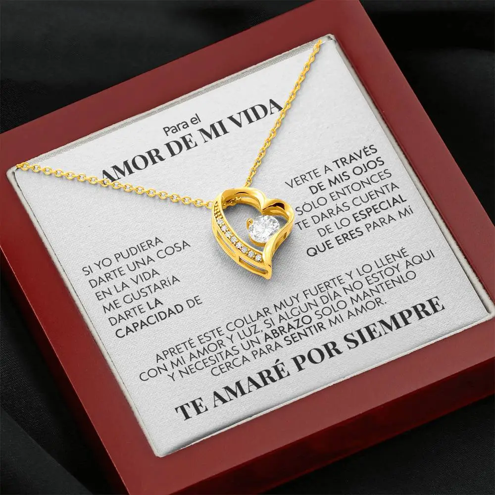 A Unique Gift PARA EL AMOR DE MI VIDA / Message Card, Spanish