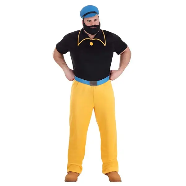 Men's Plus Size Brutus Popeye Costume