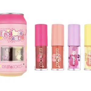 KEVIN&COCO Lip Gloss Set 4 Colors Lip Gloss for Makeup