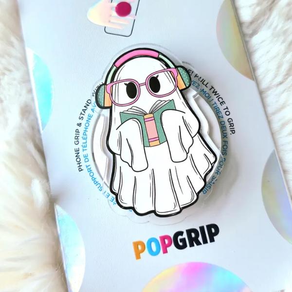 Cute Ghost PopSocket, Kewpie Baby Bat Phone Grip, Halloween phone grips, Spooky Phone Grips, Halloween Grip, Magsafe Phone Grips