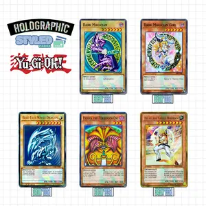 yu-gi-oh rectangle vinyl stickers made with high quality vinyl and uv ink and holographic Decoration