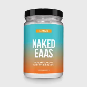 Naked EAAS Mango Essential Amino Acids - 26 Servings - Fast Absorbing Leucine Enhanced Blend for Muscle Development and Optimum Recovery