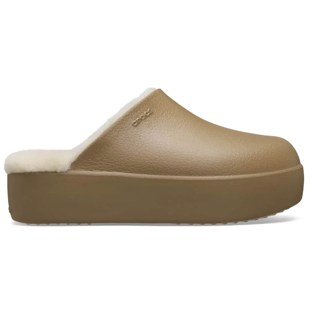 Crocs Women's Dylan Fuzzy Lined Platform Clogs, Cozy Fall Shoes